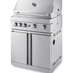 Vapaasti seisova kaasugrilli 4 poltinta ja infrapunalämmitin Stainless Collection*Myoutdoorkitchen Sale