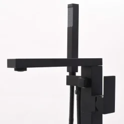 Vapaasti seisova kylpyammeen hana ruostumaton teräs 90 cm*FinePRICE Best