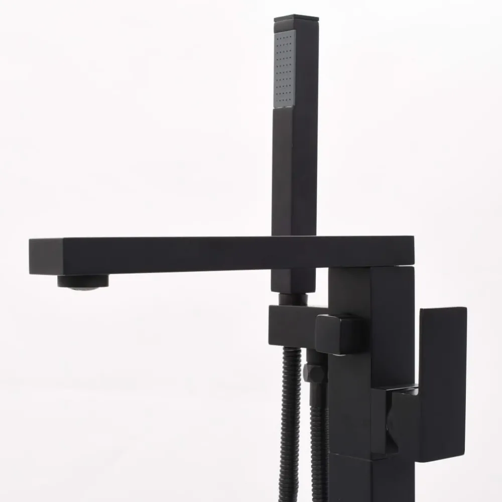 Vapaasti seisova kylpyammeen hana ruostumaton teräs 90 cm*FinePRICE Best