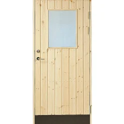New Varaston ovi 18° suora paneeli 80x190cm 2-lasi oikea Varastonovet