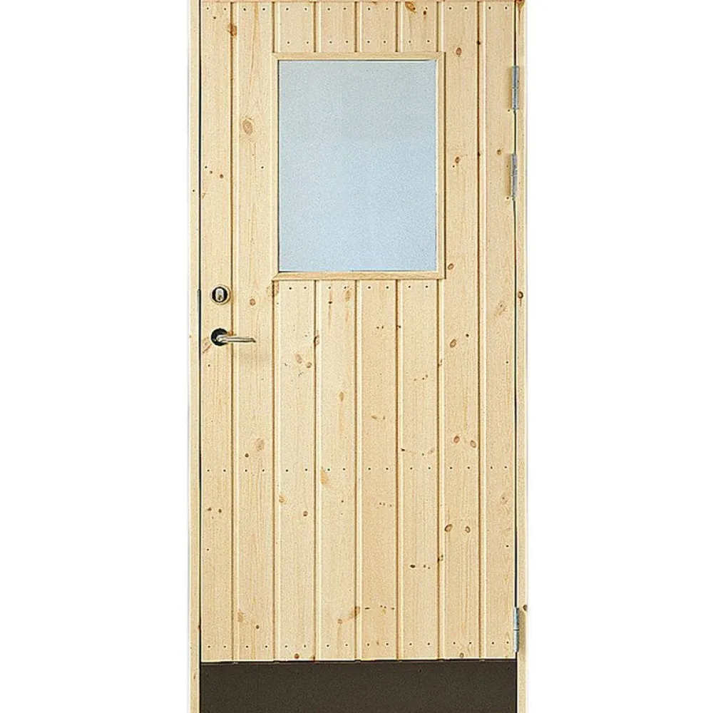 New Varaston ovi 18° suora paneeli 80x190cm 2-lasi oikea Varastonovet