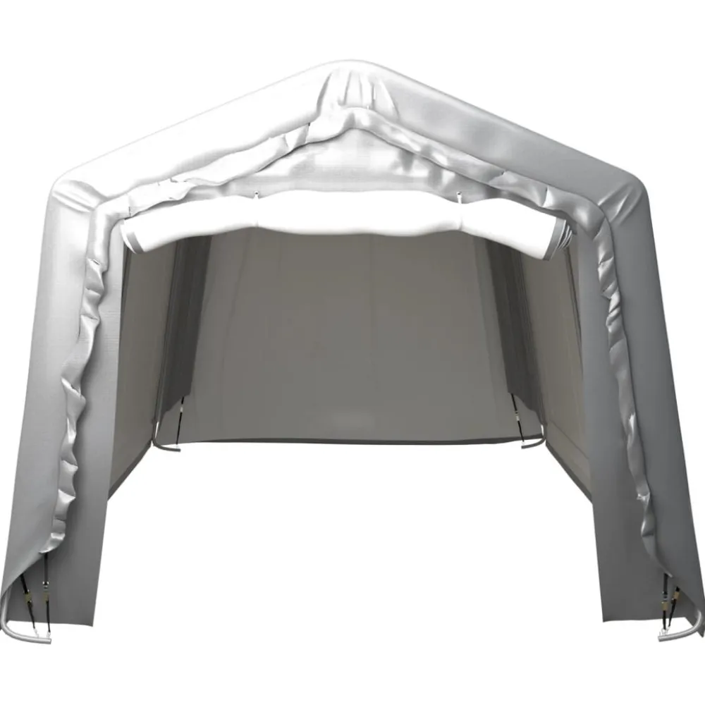 Hot Varastoteltta 300x600 cm teräs harmaa (79588) Pressutallit