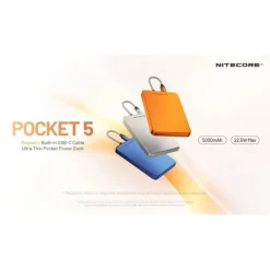 Discount Varavirtalähde Pocket 5 5000mAh sininen Aggregaatit