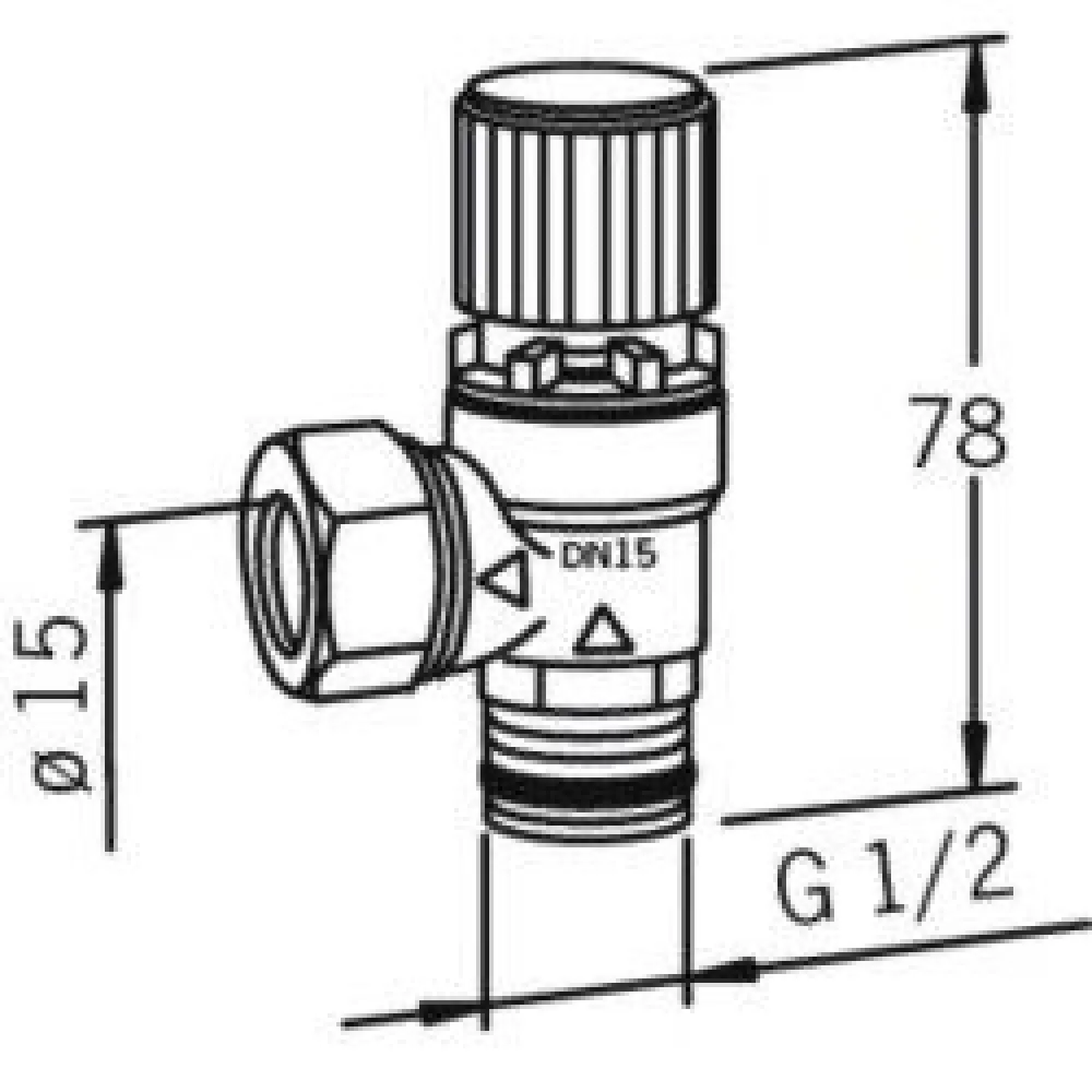 Sale Varoventtiili 430150 DN15 10 bar Venttiilit