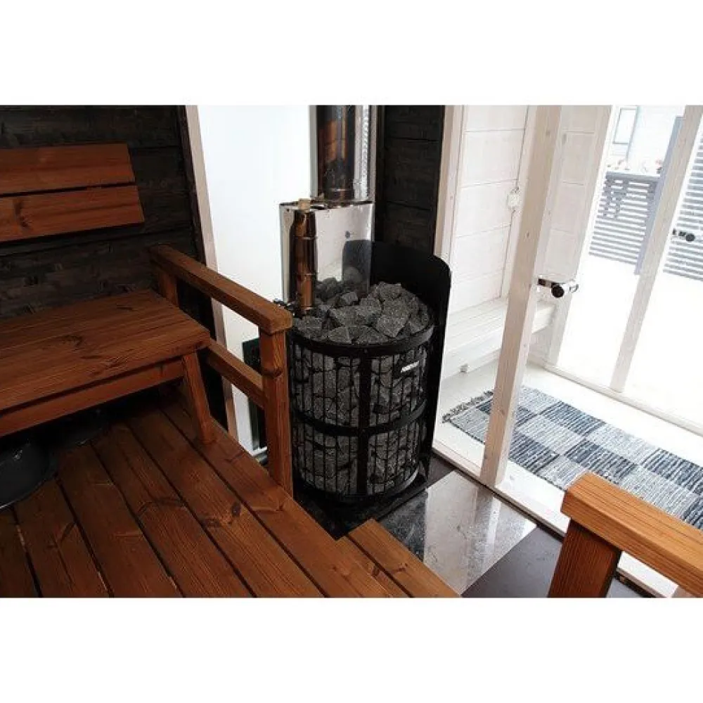 Vedenlämmitin 22l piippumalli ruostumaton teräs*Harvia Hot