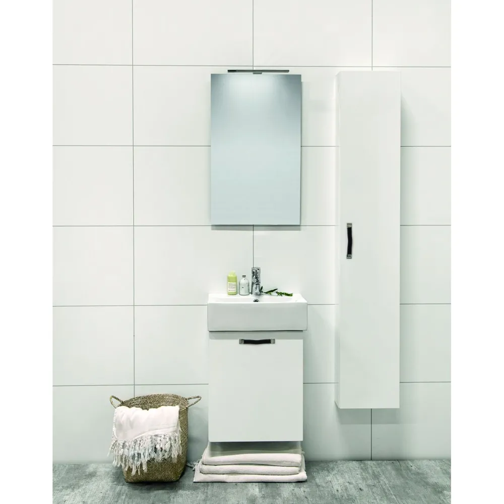 Clearance Vedin Trend c-c 160 mm keinonahka ruskea Kylpyhuonekalusteiden Tarvikkeet