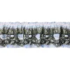 Sale Verhokappa Muonio 150v, 60x250cm, sininen/vihreä Verhot