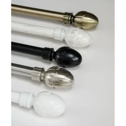 Verhotanko Elin Ø16/19 mm 130-240 cm messinki Verhot|Verhotangot Ja Verhotarvikkeet