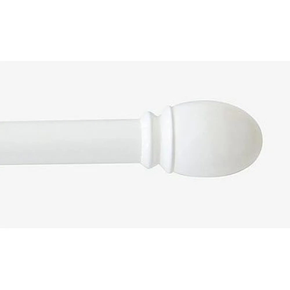 Verhotanko Olivia Ø16/19 mm 130-240 cm valkoinen*Hasta Discount