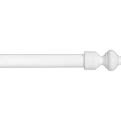 Verhotanko puinen valkoinen 200 cm 28 mm*Hasta Online