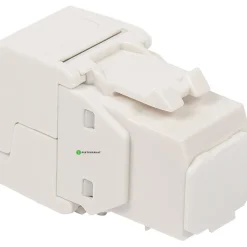 Discount Verkkoliitin Cat6 RJ45 UTP Keystone, valkoinen Sähköasennustarvikkeet