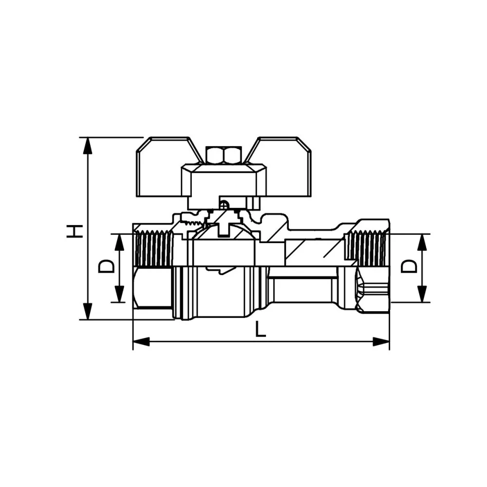 Clearance Vesimittarin takaventtiili 333, 3/4"x3/4" Venttiilit|Säätölaitteet, Mittarit