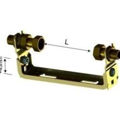Vesimittariteline 384, säädettävä, DN25 260mm*Hela Online