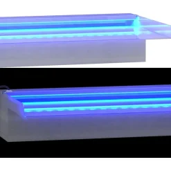 Vesiputous RGB LED-valoilla ruostumaton teräs eri kokoja*FinePRICE Clearance