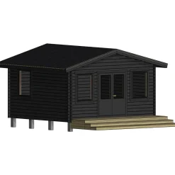 Vierasmaja V-XL, 20m², harjakatto*LP Garden