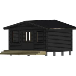 Vierasmaja V-XL, 20m², harjakatto*LP Garden