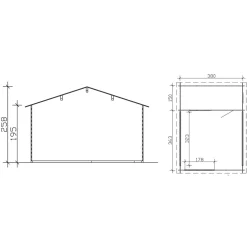 Outlet Vierasmaja Alicante 1 5,7 + 13,8 m² Aitat Ja Vierasmajat