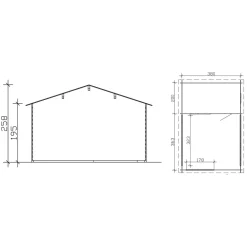 Discount Vierasmaja Alicante 2 7,6 + 13,8 m² Kesämökit