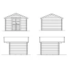 Vierasmaja Faro 2 7,5m²*Skan Holz Discount
