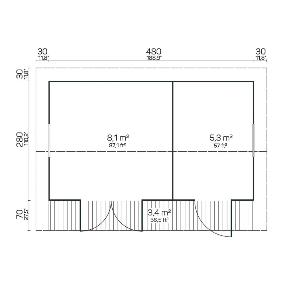 Hot Vierasmaja Annika, 13.44m² Aitat Ja Vierasmajat