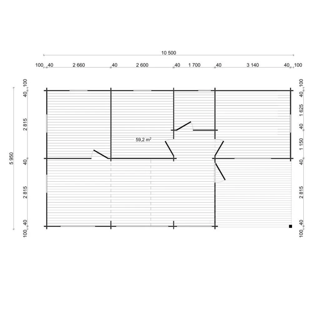 Vierasmökki Teide, 59.2m²*Tene Clearance