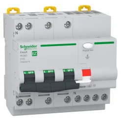 Vikavirtajohdonsuojakatkaisija Easy9 RCBO 4C10 30 mA*Schneider Electric