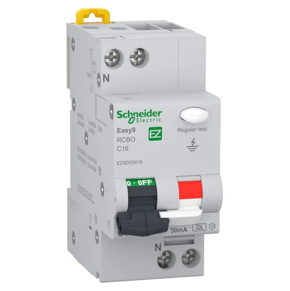 Clearance Vikavirtajohdonsuojakatkaisija Easy9 RCBO 2C16 30 mA Vikavirtasuojat