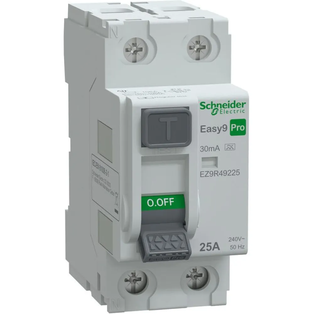 Sale Vikavirtasuojakytkin Easy9 RCCB 2P 25 A 30 mA A Vikavirtasuojat