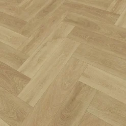 Best Vinyylilankku Check One Herringbone 2074H Prenzlau Oak, vaaleanruskea, integroitu askeläänieriste Komposiittilattiat