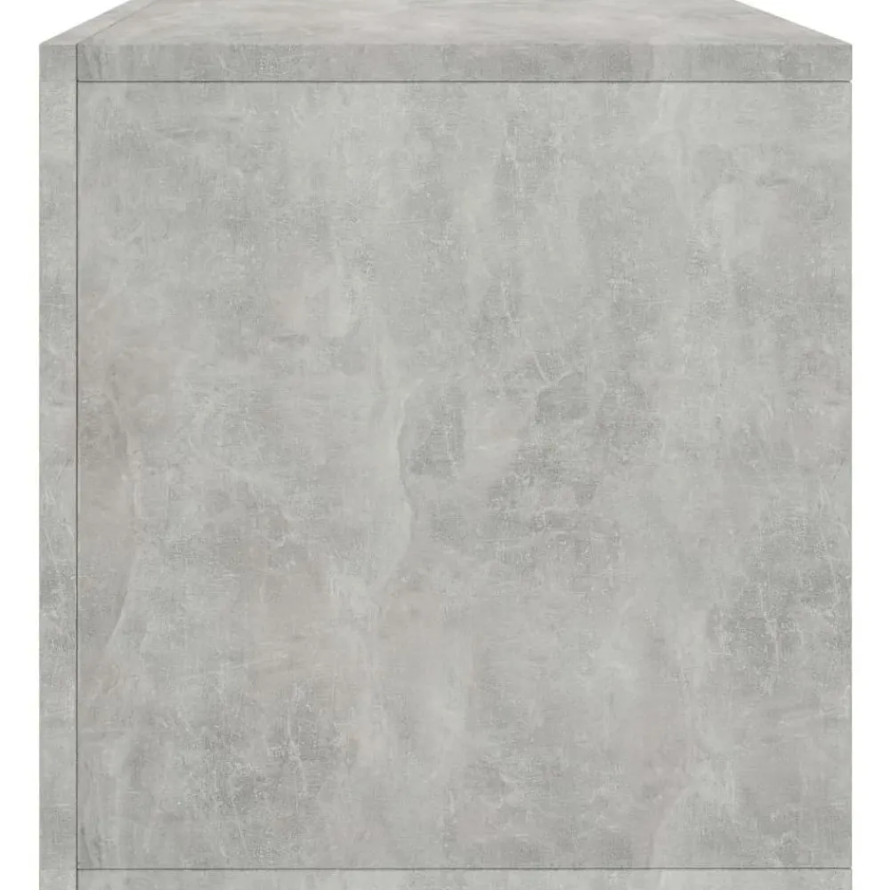 Vinyylilevyjen säilytyslaatikko 71x34x36cm harmaa lastulevy*FinePRICE Best