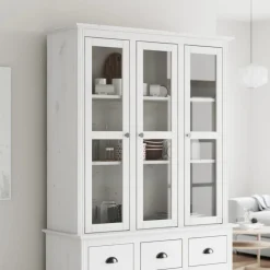 Clearance Vitriinikaappi BODO täysi mänty, eri värejä (29895) Vitriinit