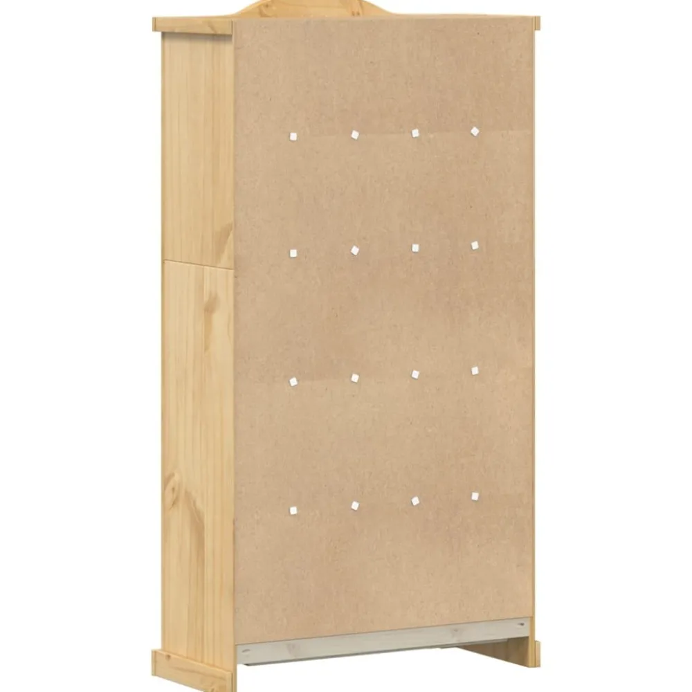 Vitriinikaappi Corona 99x43x187 cm täysi mänty (05682) Vitriinit