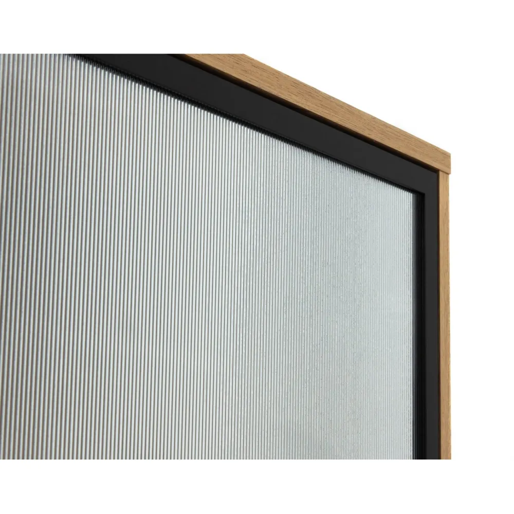 Vitriinikaappi 1D3SZ BARTISE, musta/ruskea (7603)*Nomla Outlet