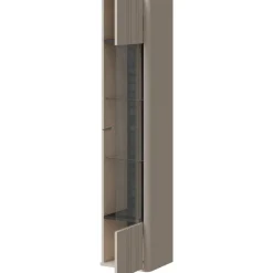 Clearance Vitriinikaappi PHILIPPE, 164cm, beige Vitriinit