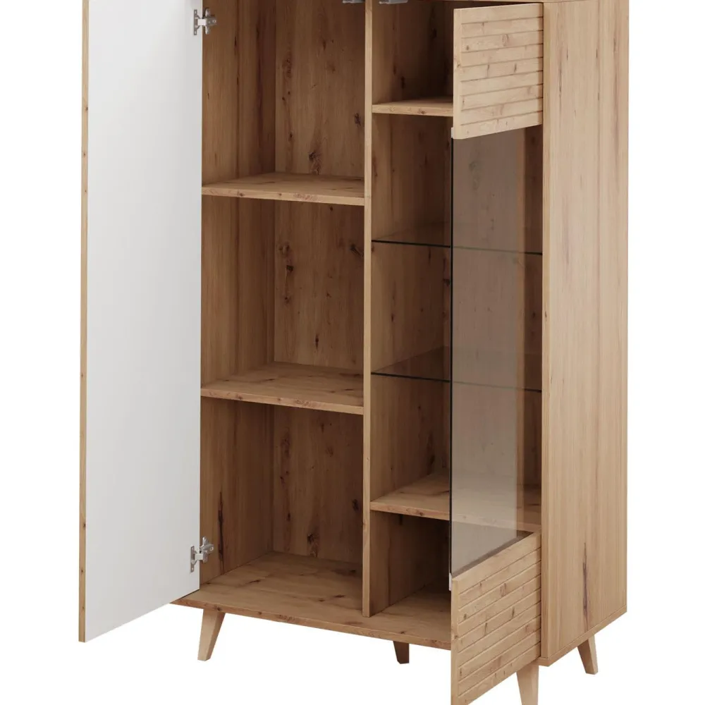 Vitriini FERIDO 2D, 86x140cm, ruskea*Nomla Outlet