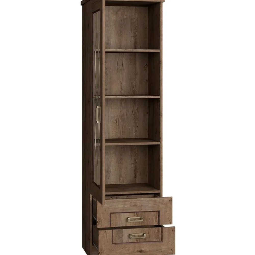 Vitriini TADEUSZ 10 L, 46x191cm, ruskea*Nomla Outlet