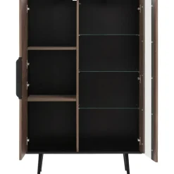 Vitriini WIT2D PINELLI PN-05, 90x140cm, musta/ruskea*Nomla Best