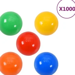 Värikkäät leikkipallot vauvan pallomereen 1000 kpl eri värejä*FinePRICE Clearance