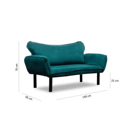 Vuodesohva Chatto, 2-istuttava, eri värejä*Linento Furniture Best
