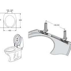 Sale WC-istuimen kansi Kimset 91110 valkoinen Wc-Istuinten Varaosat