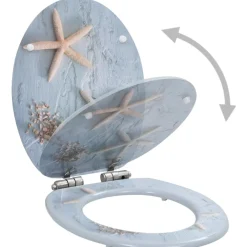 Clearance WC-istuimen kansi soft-close MDF meritähtikuosi Wc-Istuinten Varaosat