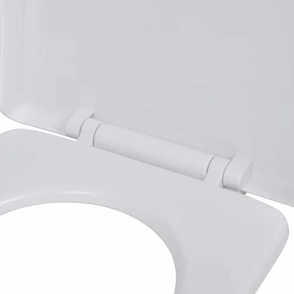 Hot WC-istuimen kansi soft-close neliö valkoinen Wc-Istuinten Varaosat