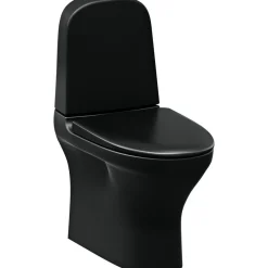 WC-istuin Estetic 8300, S/P-piilolukko, Soft Close -kansi, mattamusta*Gustavsberg Online