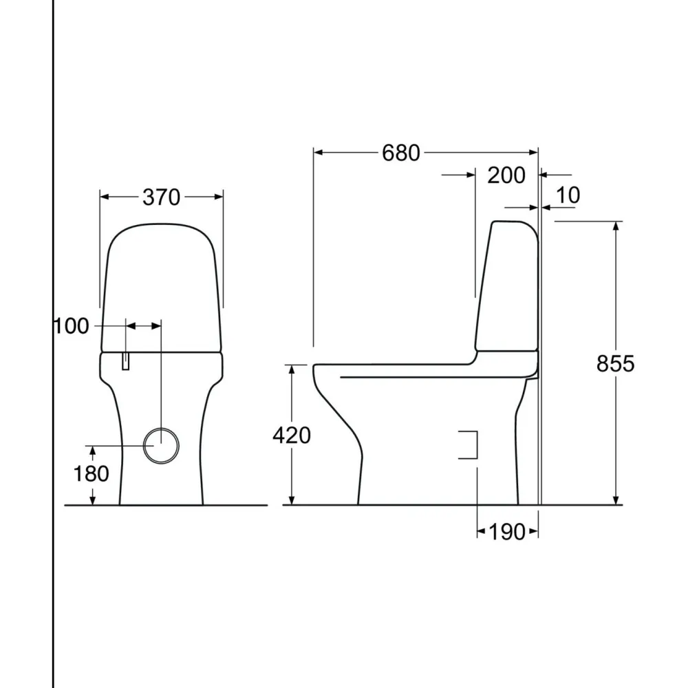 Online WC-istuin Estetic, piilotettu S/P-lukko, Hygienic Flush, kaksoishuuhtelu, Soft Close -kannella, C+ liimakiinnitys, mattavalkoinen Wc-Istuimet, Viemäröinti Lattiaan (S-Lukko)