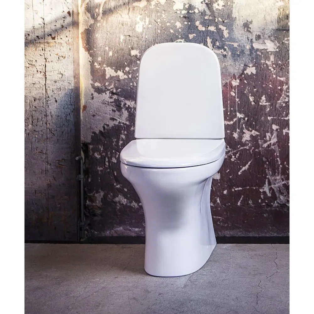 WC-istuin Estetic 8300 piilo S/P-lukko, Hygienic Flush, C+, mattavalkoinen*Gustavsberg New
