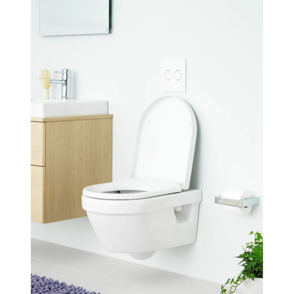 Hot WC-istuin 5G84 Hygienic Flush seinään asennettava Soft close -kannella Seinä-Wc