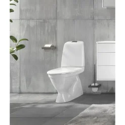 WC-istuin Nautic 1500 Hygienic Flush kaksoishuuhtelu piilo S-Lukko + istuinkansi Nautic 9M24*Gustavsberg