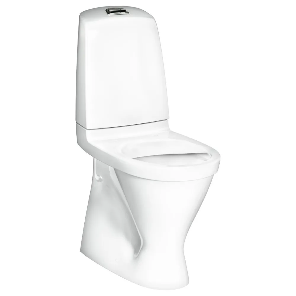 WC-istuin Nautic 1546 Hygienic Flush korotettu piilo-S ilman kantta*Gustavsberg Clearance