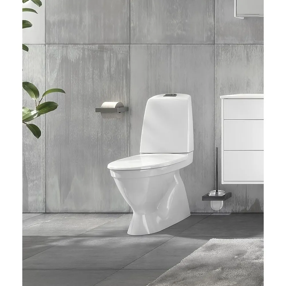 Discount WC-istuin Nautic 1500 Hygienic Flush kaksoishuuhtelu kanneton piilo S-Lukko Wc-Istuimet, Viemäröinti Lattiaan (S-Lukko)|Wc-Istuimet Ilman Huuhtelukaulusta