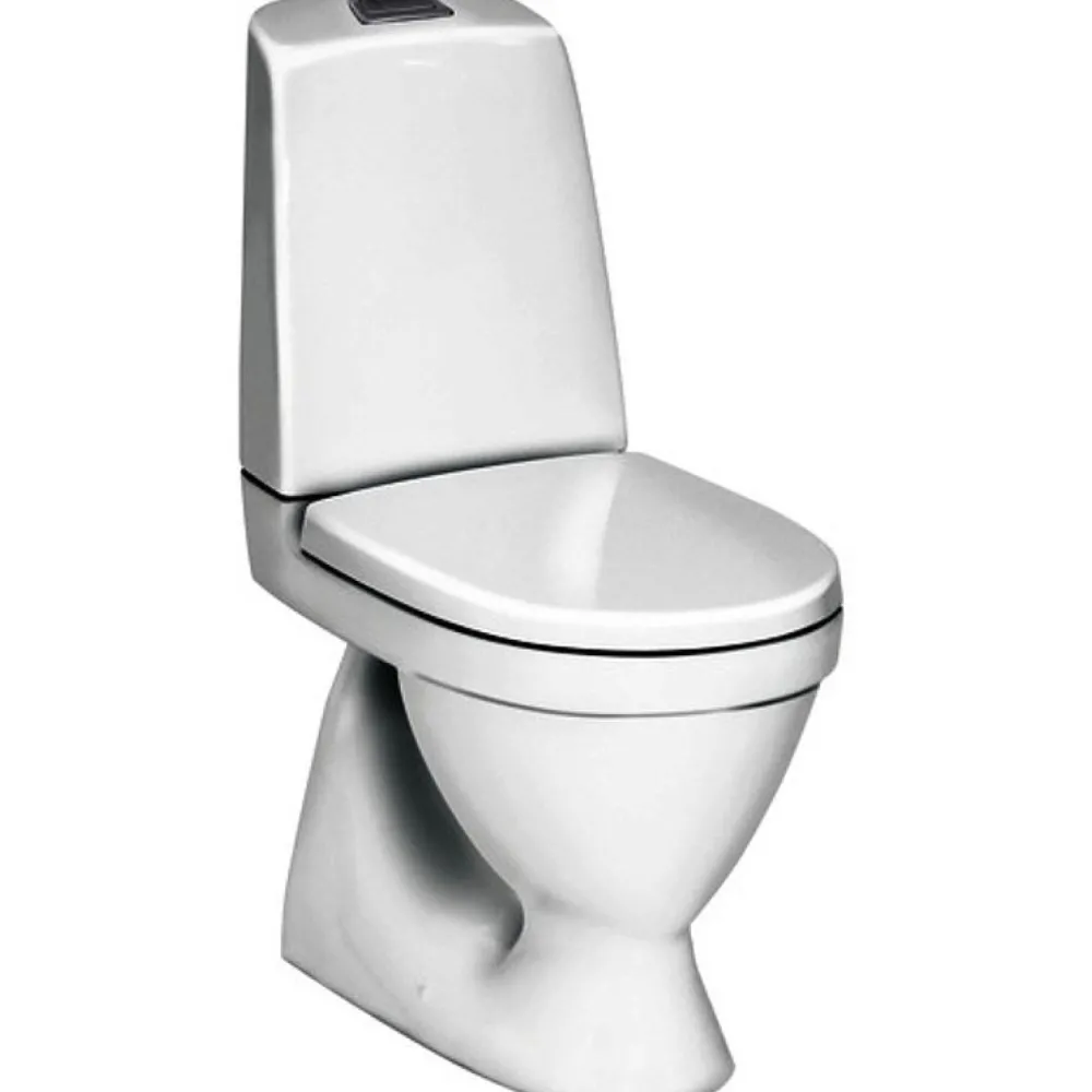 New WC-istuin Nautic 1500 Hygienic Flush kaksoishuuhtelu 4/2,5 l S-lukko avoin huuhtelukaulus soft closing kansi Wc-Istuimet, Viemäröinti Lattiaan (S-Lukko)|Wc-Istuimet Ilman Huuhtelukaulusta